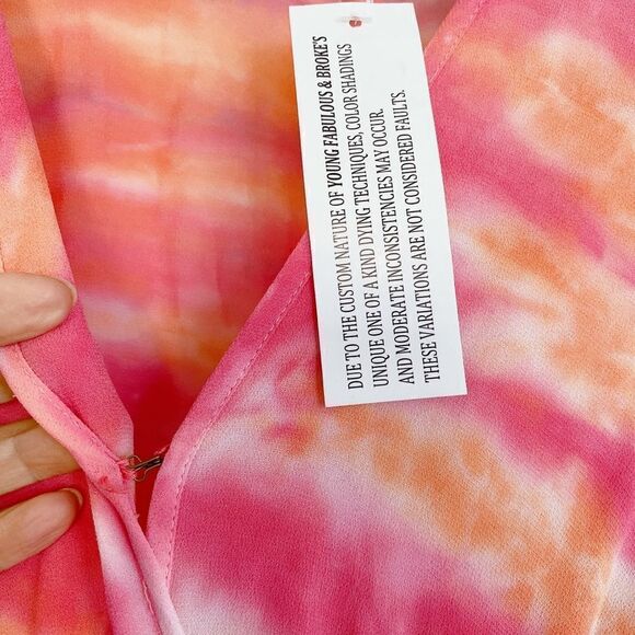 Young fabulous & broke meadow tie dye maxi dress - Picture 7 of 11